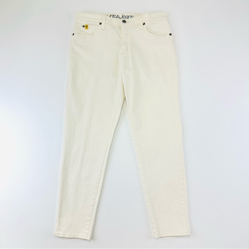 Yoga jeans cream womens stretch cotton comfort Size 30in Inseam 26in Canada
